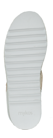 A white shoe on a white background. Description generated by AI